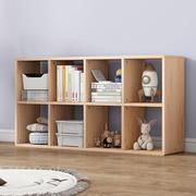 实木自由组合格子柜简易玩具，儿童书架松木书柜储物收纳小柜子