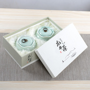 高档明前龙井茶礼盒空盒半斤装陶瓷茶叶罐绿茶包装盒空盒定制