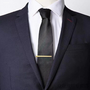 固定夹装饰正装代替领带夹高档韩版百搭西装领商务平面夹