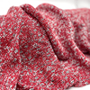 布艺岛复古红色小碎花印花弹力，雪纺田园褶皱肌理面料连衣裙布料