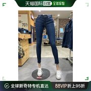 韩国直邮levis牛仔裤，女款711紧身款，深蓝色水洗材质牛仔裤