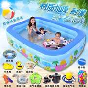 儿童洗澡桶6-10岁充气浴盆儿童大号儿童游泳池加厚加高婴儿泳圈