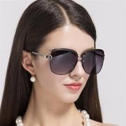 双色镜片女士时尚，偏光太阳镜潮流韩版彩色，眼镜大框墨镜8702