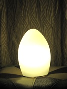现代简约充电LED玻璃塑料蛋形酒吧台灯 圣诞咖啡餐厅卧室装饰桌灯
