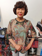 夏季韩国东大门妈妈衫中老年女装宽松大码T恤印花短袖小衫女