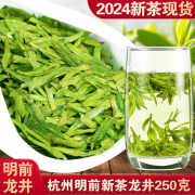 2024年上市新茶明前杭州龙井茶叶，正宗散装绿茶浓豆香味龙井茶250g