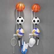 上墙免打孔篮球架壁挂家用置物球架足球，摆放小物品，整理收纳小挂钩