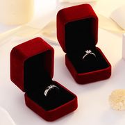 仿真假钻戒婚礼道具结婚对戒新娘情侣，戒指一对求婚仪式钻石婚戒