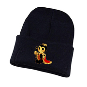 班迪与油印机线帽针织毛线，帽子学生保暖帽，冬天套头帽子男女保暖帽