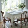 法式欧式绣花蕾丝纯棉全棉白色百搭桌布餐桌布台布