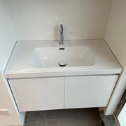 北欧日式现代风小户型浴室柜简约一体式洗漱台盆柜卫浴洁具挂墙柜