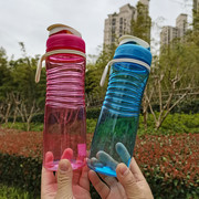 乐柏美进口运动水杯 便携水瓶 不含BPA随手杯水壶 塑料杯子600ml