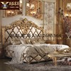 法式古典奢华雕花双人床，欧式宫廷实木床美式别墅，家具意大利轻奢床