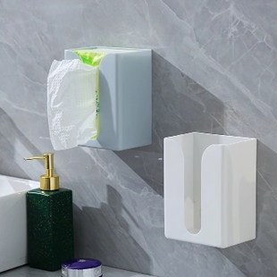 创意纸巾盒壁挂式厕所卫生间放洗脸巾挂壁收纳挂墙厨房悬挂免打孔