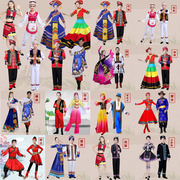 租少数民族服装蒙古出租演出舞蹈服装运动会合唱水袖舞蒙古俄罗斯