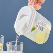 冷水壶塑料水壶家用耐高温大容量冰箱凉水壶凉水杯，柠檬水扎壶1.8l