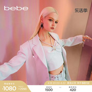 bebe春夏系列女士，宽松廓形纯色西装，外套140101