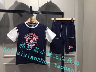 衣恋童装国内23年夏男童(夏男童)圆领，篮球服套装srd6502k