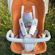 安全座椅双肩保护套婴儿推车口水巾餐椅背带腰凳安全护肩防咬巾