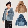 安奈儿童装男童秋冬装，加厚带帽短款棉衣，棉袄棉服外套夹克ab145621