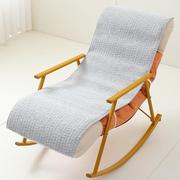 毛绒座垫沙发椅坐垫单人沙发垫躺椅摇椅沙发盖布套罩防滑椅子垫