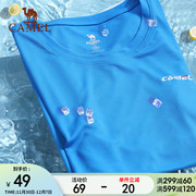 骆驼运动t恤男女士短袖，速干衣夏季透气薄款健身跑步服户外半袖衫