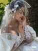 帝凡饰品手工新娘复古头纱，中长款通透影楼，拍照内景样片韩国纱