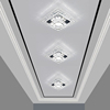现代简约LED水晶过道灯走廊灯嵌入式玄关门厅楼道阳台灯明装暗装