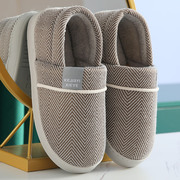 棉拖鞋包跟女2023年秋冬季月子居家用保暖防滑室内毛毛绒(毛毛绒)棉鞋冬天