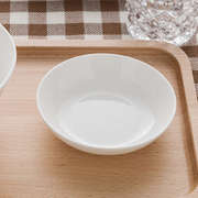 隆达骨瓷纯白味碟小号，吃碟陶瓷醋碟酱油碟，家用白色蘸料碟小碟子
