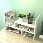简易桌上小书架置物架伸缩架子，电脑桌小书柜桌面小型收纳架