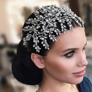 欧美新娘头饰发箍水钻珍珠婚礼派对盘发饰品手工发饰发带