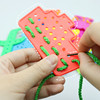 儿童穿线板玩具益智幼儿园，百变动物早教1-3-6岁精细手部动作男女