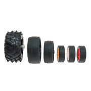 多规格微型橡胶轮胎 模型材料配件玩具汽车四驱车塑胶/塑料车轮子
