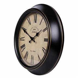 美式欧式复古静音挂钟艺术家用简约客厅卧室创意石英钟表个性时钟
