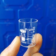 适用量杯刻度耐高温加热冲奶喝水微波炉DIY实验家用玻璃无嘴烧杯
