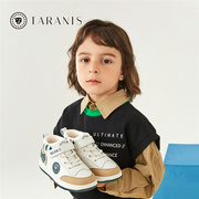 泰兰尼斯冬季童鞋保暖加绒童鞋婴儿运动鞋防滑机能男童板鞋