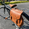 复古自行车单车马鞍包通勤油蜡皮革英伦风装饰配件车尾座驮包挂包