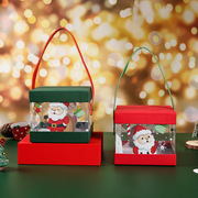 空盒定制节创意苹果盒平安夜透明礼物盒空盒圣诞糖果手提包装盒子