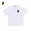 bape男装春夏迷彩热带花卉，猿人头字母，印花图案短袖t恤110324m
