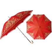 高档红色创意心型爱心，晴雨伞新娘伞，结婚红伞韩国文艺长柄婚庆伞情