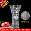 捷克进口bohemia波西米亚手工，车刻高端水晶玻璃花瓶，创意透明花瓶