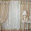 欧式高档帘头窗帘成品纯色窗帘，造型窗帘客厅卧室加工定制窗帘