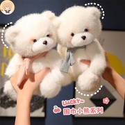 可爱小熊玩偶毛绒玩具女生抱抱熊泰迪熊女孩生日礼物北极熊布娃娃