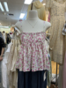 韩版夏季十三行森系田园风潮流设计感碎花吊带减龄淑女上衣潮衬衫