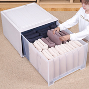 抽屉式收纳盒透明家用衣柜衣服整理箱储物塑料衣物内衣收纳箱