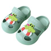 宝宝拖鞋夏男1-2岁3室内软底防滑儿童洞洞鞋婴幼儿女童防撞凉拖鞋