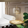 现代简约玻璃北欧客厅温馨卧室，书房设计师样板房创意轻奢装饰台灯