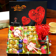 德芙巧克力糖果白色情人节礼盒女生日礼物送老婆情侣浪漫实用
