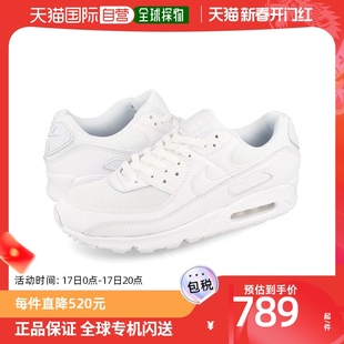 日本直邮nike耐克女鞋airmax90气垫，运动鞋白色休闲鞋cn8490-100